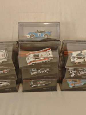 Centauria Porsche toy cars, first 10 issues, new