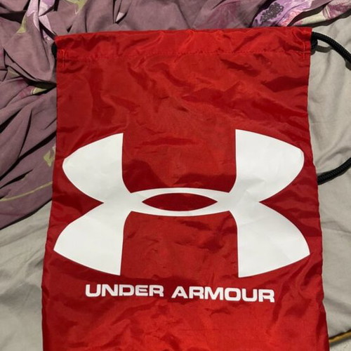 Under Armour Backpack like new, black and red
