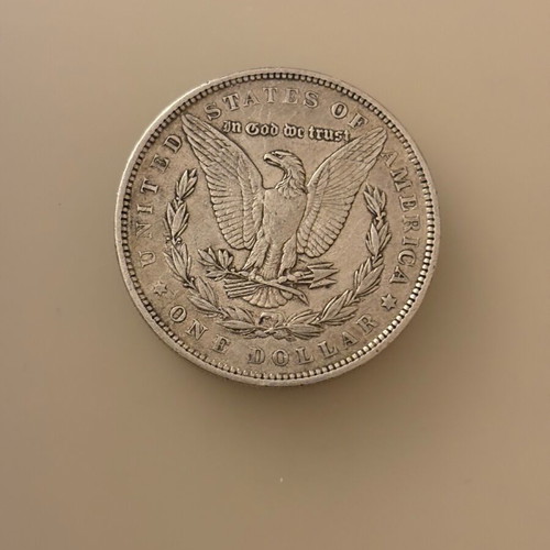One dollar - Silver Morgan Dollar 1878 like new, rare American silver coin