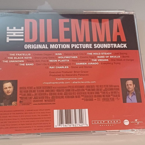 The Dilemma Original Motion Picture Soundtrack CD like new