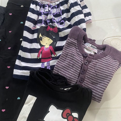 Zara baby girls' clothing set with leggings and tops