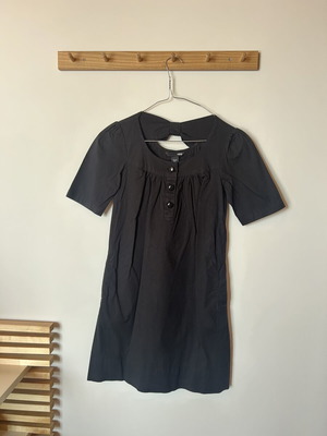 H&M black vintage dress with bow detail