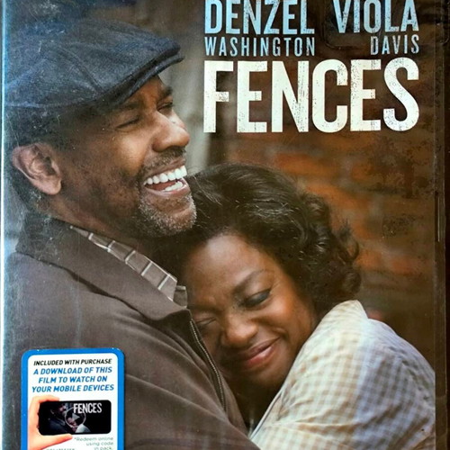 Fences DVD drama movie with Denzel Washington, English subtitles, sealed