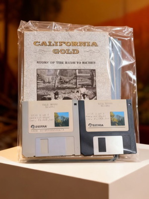 Gold Rush! PC game like new, adventure, floppy disks