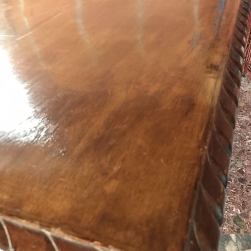 Old dining table used with scratches