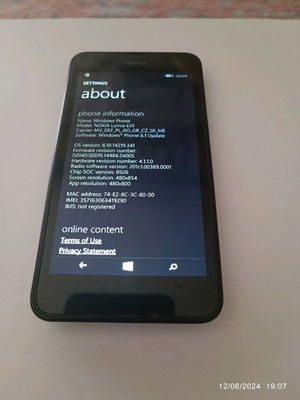 Lumia 635 8GB used Nokia