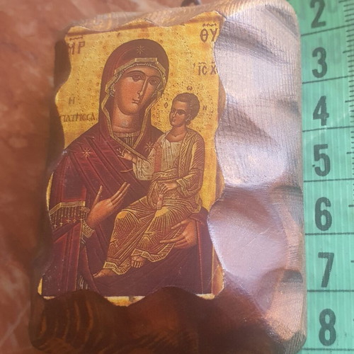Icon of Panagia in wooden frame