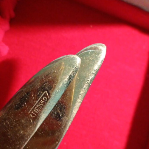 Vintage silver-plated knife sets like new, total 12 pieces