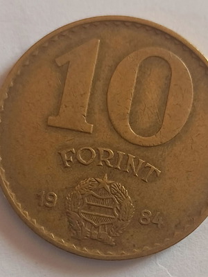 Hungary 10 forint 1984 coin used