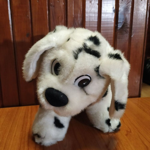 Plush dogs used, set of 3, approximately 30 cm