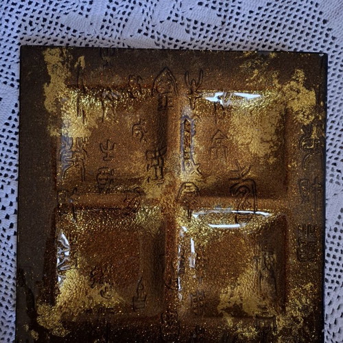 Vintage serving platter with four sections