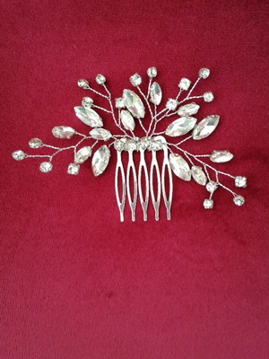 Hair Comb with Crystals new