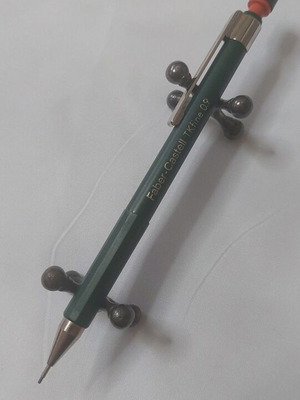 Faber Castell TK Line 0.9 mm mechanical pencil used, green