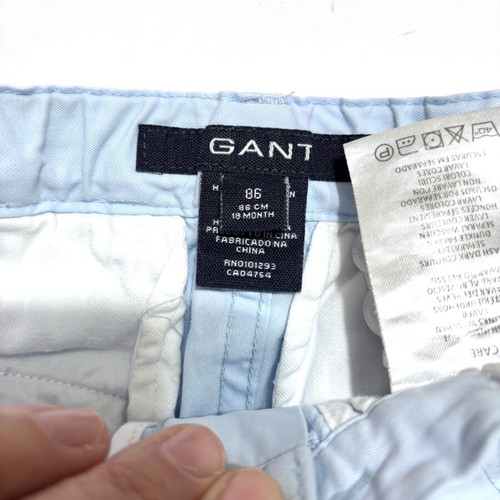 Baby pants Boss striped and Gant shorts for 18 months like new