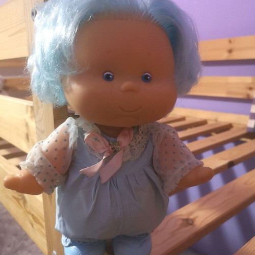 Polilla Famosa Spain doll 30 cm used, vintage 80s