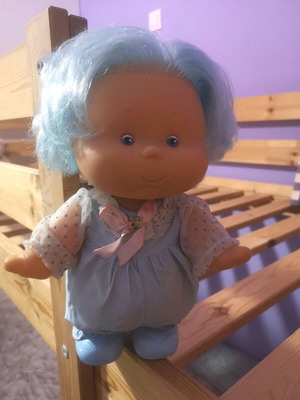 Polilla Famosa Spain doll 30 cm used, vintage 80s