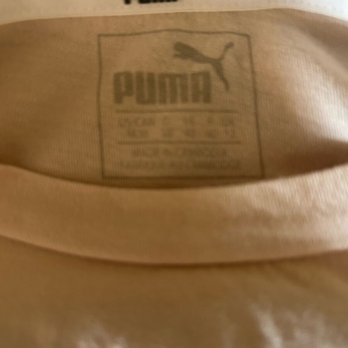 Puma cropped shirt like new, pink, size M