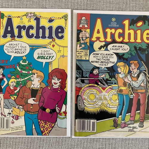 Archie Comics lot of 2 used vintage issues #405 & #408