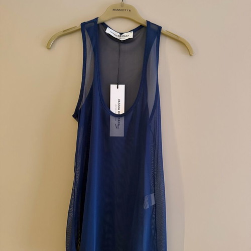 Vassia Kostara tank top new, size S, blue