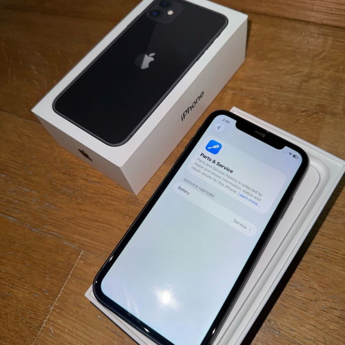 iPhone 11 128GB black used, dual SIM, slight camera flicker