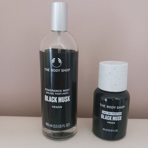 The Body Shop Black Musk Eau de Parfum 30 ml and Fragrance Mist 100 ml used