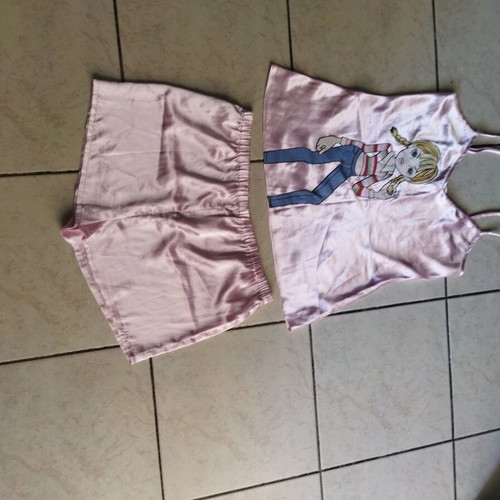 Satin pajama set Renet Lingerie pink like new, size S