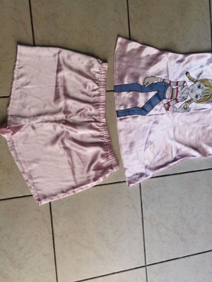 Satin pajama set Renet Lingerie pink like new, size S