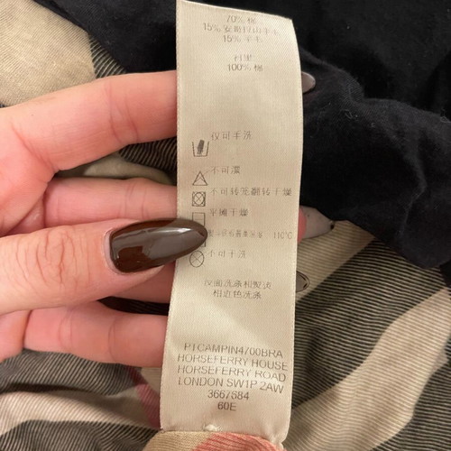 Burberry wool blouse used, black, size XS