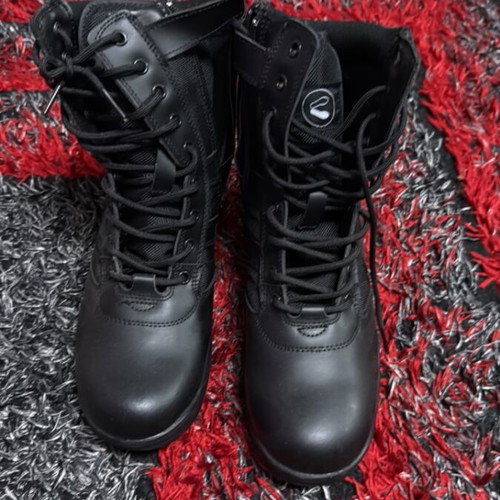 Tactical boots black size 42 new with zipper