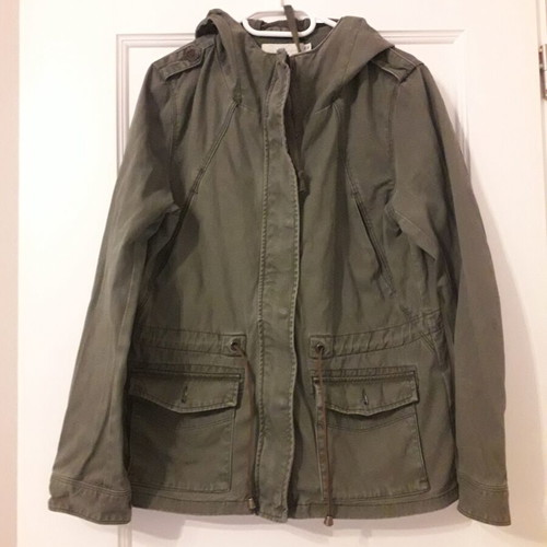 Women's jacket H&M green like new, size L