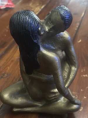 Bronze lovers sculpture like new 22 cm 3.3 kg