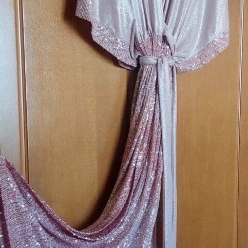 Dusty Pink Kimono Dress from Mya Collection by Dimitra Nika like new, size M/L