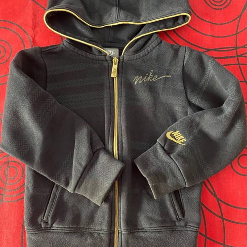 Nike Sportswear warm hooded sweatshirt for 4–5 years like new, black