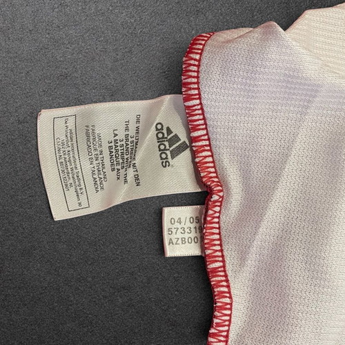 Adidas Vintage Polo 04/05 Y2K Football Style Size L like new, red white