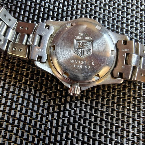 TAG Heuer Professional 2000 WN1311-0 Swiss Made women's watch used, silver