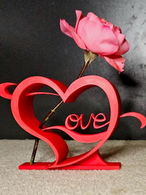 Love 3D Printed decorative item new, romantic gift