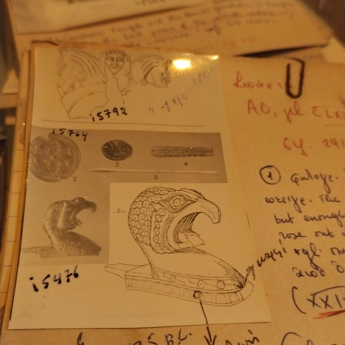 Archaeological diary used with 45+ excavation archives from Sparta and other areas