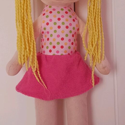 Doll like new with hanging cord