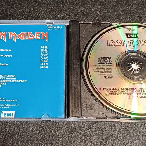 Iron Maiden CD album used, heavy metal