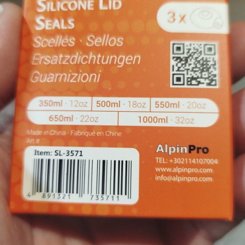 AlpinTec AlpinPro SL-3571 Silicone Replacement Caps new, 3pcs + 1 free