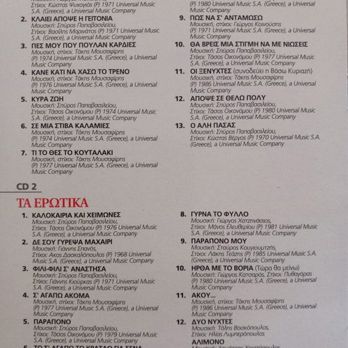 Dimitris Mitropanos Authentic Performances 40 Years new, laiko