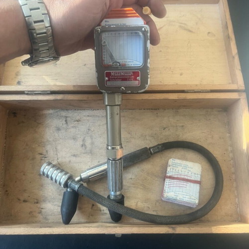 Motometer engine compression tester used