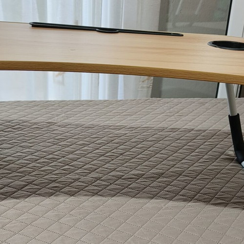 Laptop table new with coffee holder, folding, metal frame