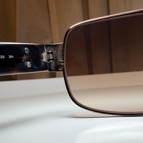 Salvatore Ferragamo men's sunglasses brown beige used