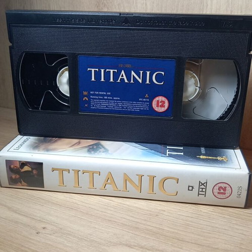Titanic VHS videotape, no subtitles