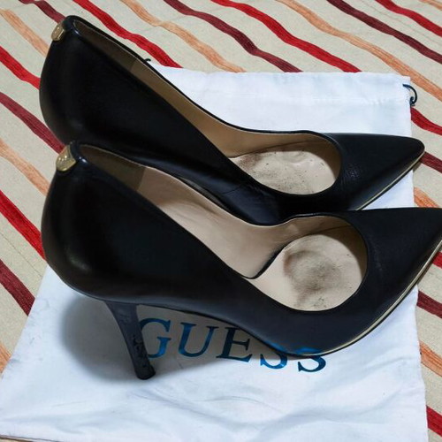 Guess Δερμάτινες Γόβες Μαύρες Νούμερο 40 Μεταχειρισμένες
