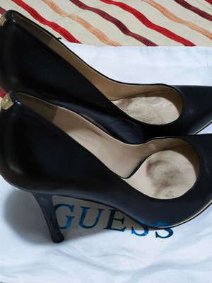 Guess Δερμάτινες Γόβες Μαύρες Νούμερο 40 Μεταχειρισμένες