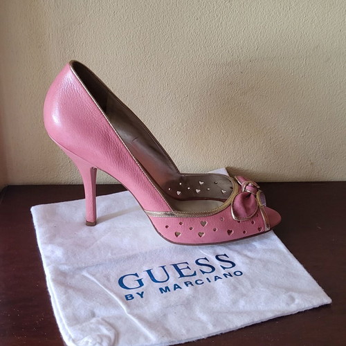 Guess Peep Toe Heels Size 41 New Coral