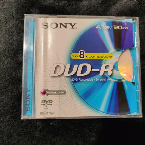 Sony DVD-R 4.7 GB new with case