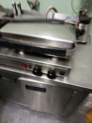 Silex double sandwich grill used, professional three-phase
